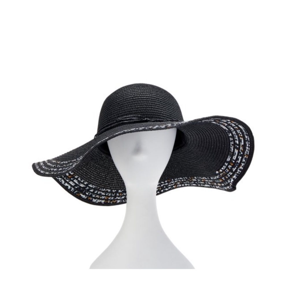 Black floppy hat